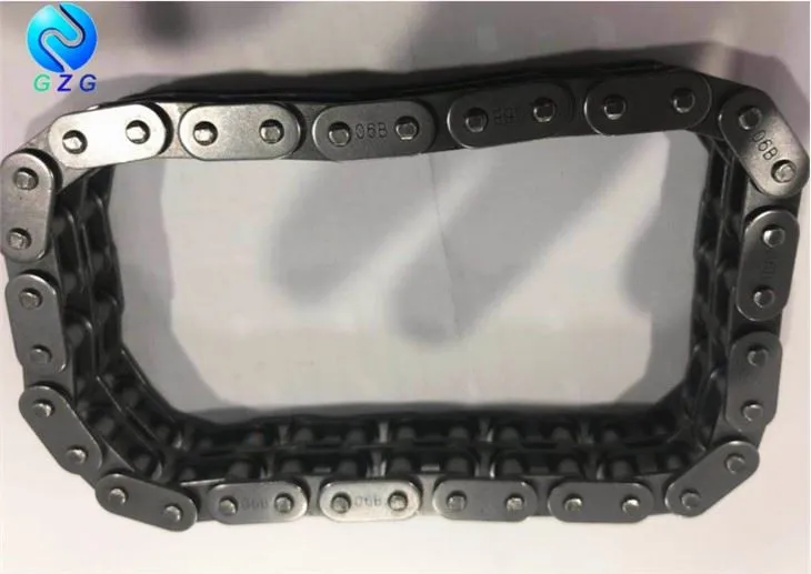 Rette sideplater Rullekjede Carbon Steel Transportørkjede